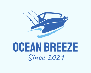 Cruising - Sea Fishing Boat logo design