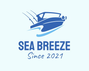 Sea Fishing Boat logo design