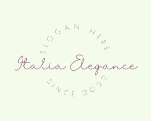 Elegant Feminine Salon logo design