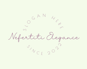 Elegant Feminine Salon logo design