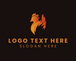 Restaurant - Flame Chicken Restaurant logo design