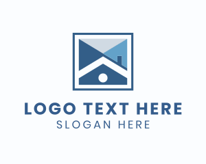 Contractor - House Roof  Building logo design