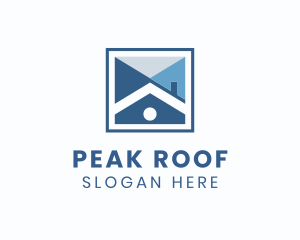 Roof - House Roof  Building logo design