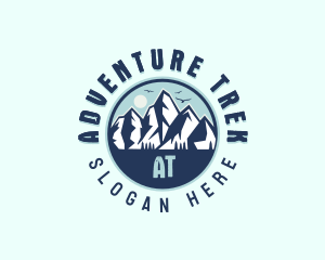 Trek - Adventure Mountain Trek logo design