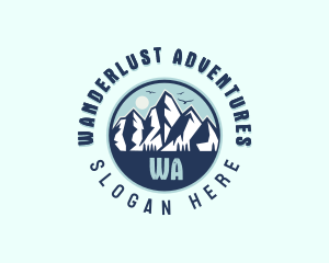 Adventure Mountain Trek logo design
