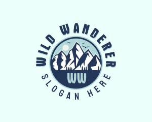 Adventure Mountain Trek logo design