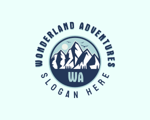 Adventure Mountain Trek logo design