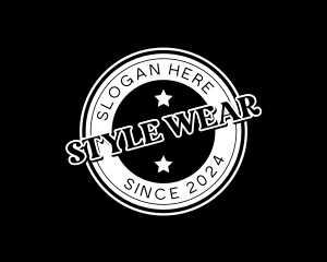 Circle Star Streetwear Barber logo design