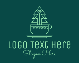 Beverage - Forest Tree Coffee Cafe logo design