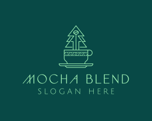 Mocha - Forest Tree Coffee Cafe logo design