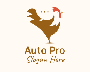 Livestock - Chicken Rooster Chat logo design