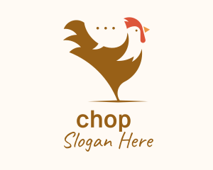 Eatery - Chicken Rooster Chat logo design