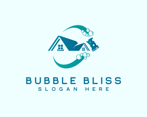 Bubble - Sanitation Bubble Sponge logo design