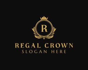 Regal Monarchy Crown logo design