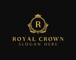 Regal Monarchy Crown logo design