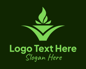 Eco Pot Plant  Logo