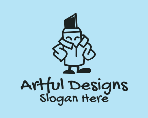 Pen Marker Artist  logo design