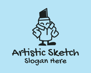 Draw - Pen Marker Artist logo design