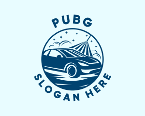 Clean - Auto Car Wash Garage logo design