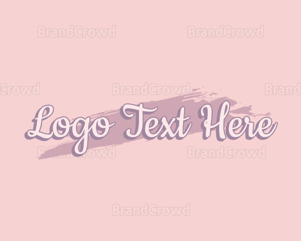 Feminine Style Watercolor Logo