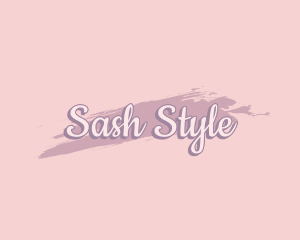 Feminine Style Watercolor logo design