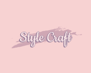 Feminine Style Watercolor logo design