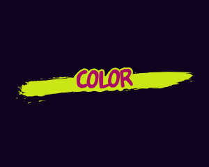 Paint Splash Wordmark Logo