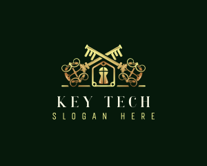 Luxury Realty Key logo design