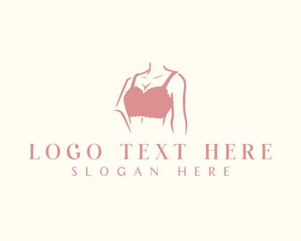 Curves - Lingerie Fashion Woman logo design