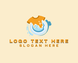 Tee - Clean Shirt Laundromat logo design