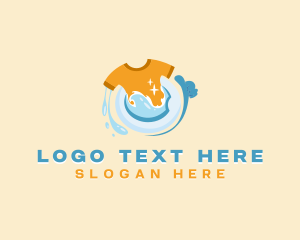 Detergent - Clean Shirt Laundromat logo design