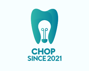 Dental - Dental Light Bulb logo design