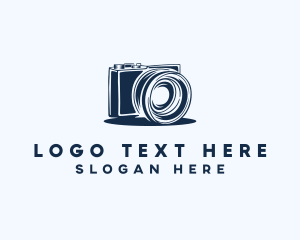 Content Creator - Camera Photo Lens logo design