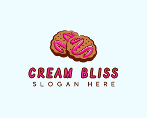 Cream - Cookie Sweet Biscuit logo design