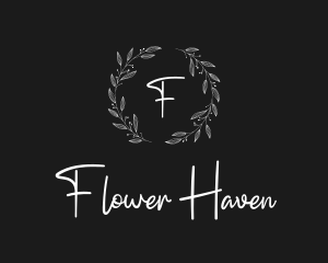 Floral Wreath Stylist logo design