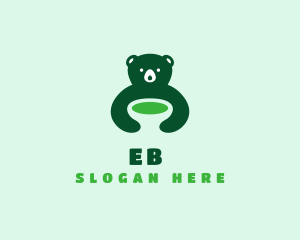 Vegetarian - Bear Soup Diner logo design