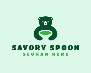 Soup - Bear Soup Diner logo design