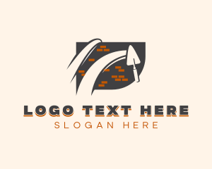 Trowel - Trowel Masonry Construction logo design