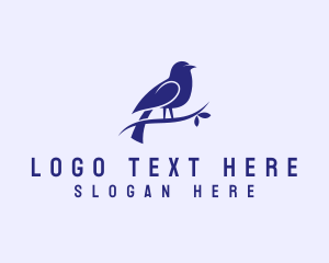 Pigeon - Sparrow Bird Aviary logo design