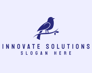 Nature Park - Sparrow Bird Aviary logo design