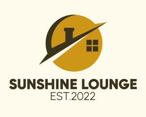 Sunset Realty House  logo design