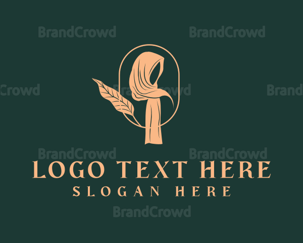 Golden Hijab Fashion Logo