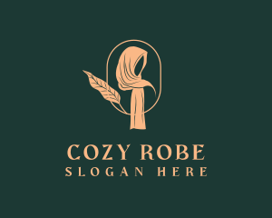 Robe - Golden Hijab Fashion logo design