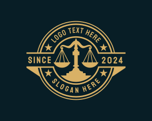 Jurist Legal Courthouse Logo