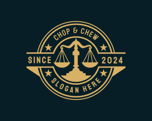 Jurist - Jurist Legal Courthouse logo design