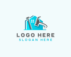 Construction - Home Construction Tools logo design