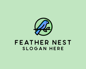 Bird - Green Pet Bird logo design