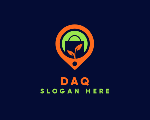 Map - Sprout Shopping Bag logo design
