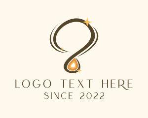 Luxurious - Luxury Necklace Jewelry logo design