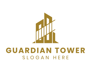 Tower Building Architecture logo design